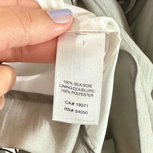 Robert Rodriguez grey 100% silk blazer size 8 - Picture 8 of 9